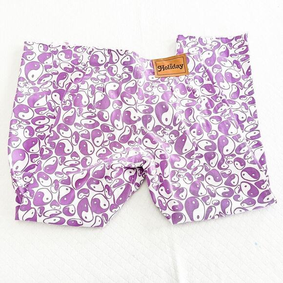 Holiday Emma Mulholland Kokomo Lavender Wide Leg Patterned Pants Size XS NWT - Picture 5 of 8